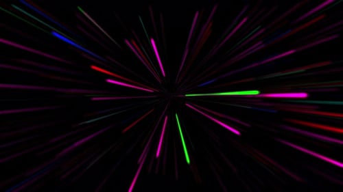 Multi Coloured Cyber space Lines