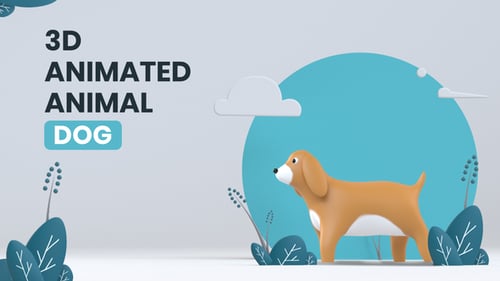 3D Animated Animal - Dog