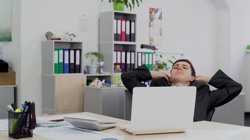 Tired Office Worker