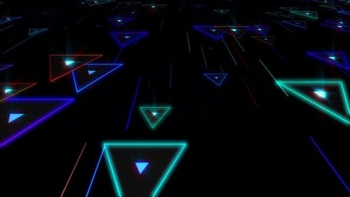 Triângulos de cores 4 K 04