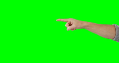 Hand eines Mannes, der den digitalen Bildschirm berührt