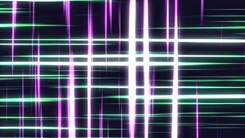 Dynamic Neon Glowing Grid Lines Abstract Motion Background