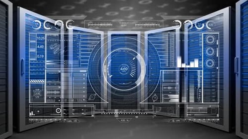 Animação de servidores de computador