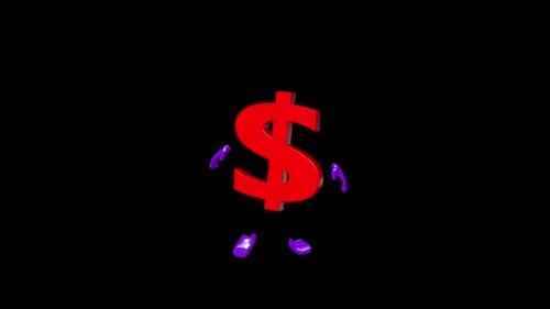Dollar Sign Funny Loop Dance II