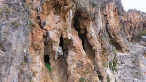 Old Weathered Rock Relief