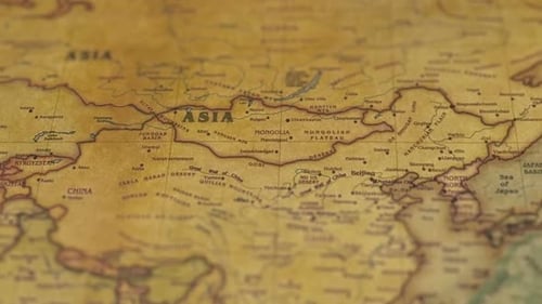 Ancient Map of Asia and Africa