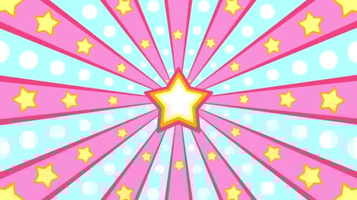 Stripes And Star Background