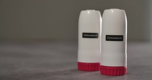 Two Asthma Inhalers