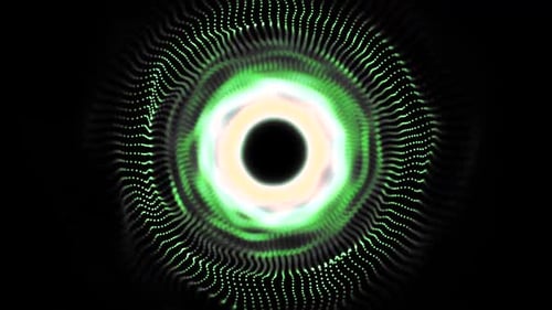 Moving Colored Particle Tunnel V8