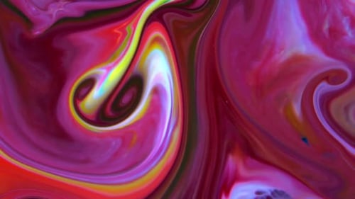 Colorful Paint Swirling Abstract Background