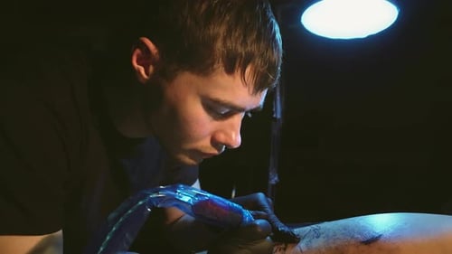 Close Up Master Tattooer Job