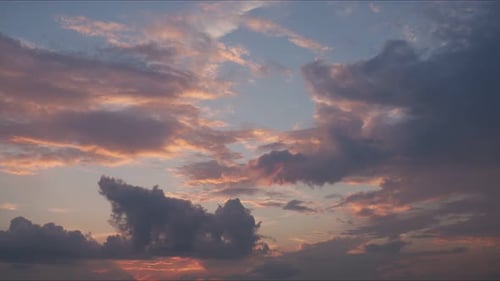 Clouds at sunset