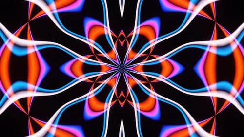 Caleidoscópio abstrato do padrão abstrato de raios 02