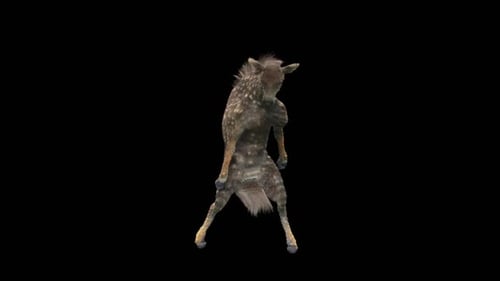 Realistic 3D Animated Deer Dancing Character Loop