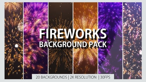 Feuerwerks-Hintergrundpaket