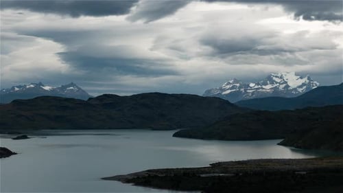 Wide Angle View of The Park with Lenticular Clouds