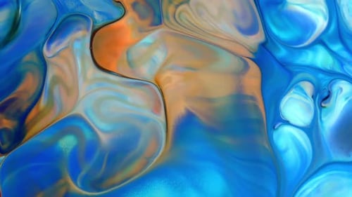 Abstract Colors Blending and Swirling