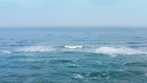 Ocean Waves on Stormy Ocean