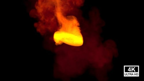 Dynamic Fiery Burst Reveal Transition