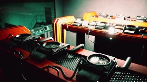 Cryptocurrency Mining Farm Using Computer Graphic Cards