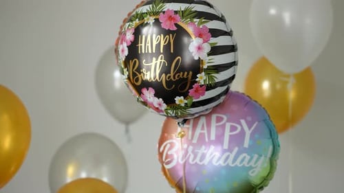 Colorful Happy Birthday Balloons for Special Occasions