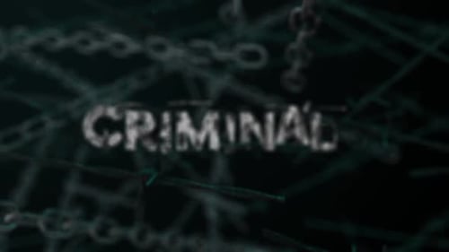 Crimen Oscuro 3D Fondo Palabra Criminal