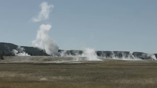 Fumarolen im Yellowstone-Nationalpark, USA
