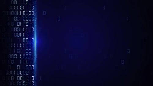 Abstract Digital Binary Data Scan Loop