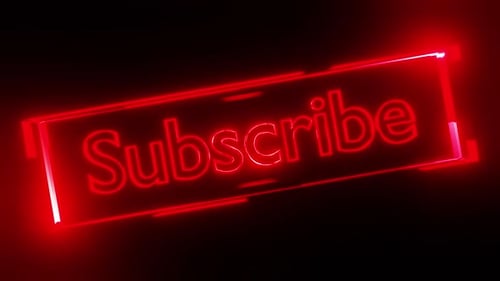 Abonnieren Sie den roten gedrehten Zeichentext im Würfel für den Blogging-Hintergrund HD
