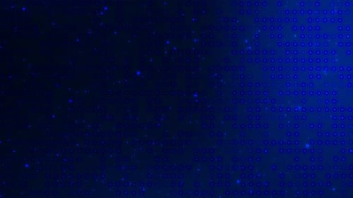 New Blue Color Background Circle Particle Animation