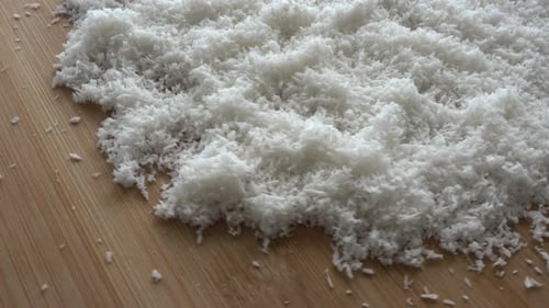 Haufenweise Kokosflocken