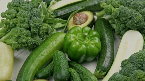 Fresh Green Different Vegetables