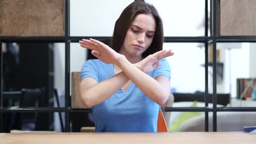 Denying, No by Cross Hands, Portrait, Indoor Office