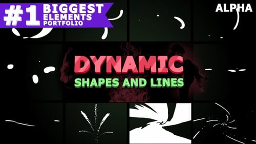 Dynamic Shapes And Lines | Motion Graphics Pack