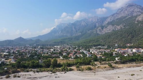 Aerial View Goynuk Village Turkey