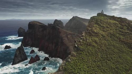 Stunning Scenery of Beautifully Nestled Island By the Coast of the Sea