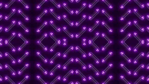 4K Colored Neon Capsules Pattern Loop Pack