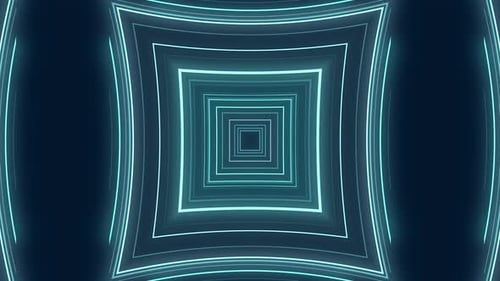 Blauer digitaler Sci-Fi-Tunnel-Hintergrund