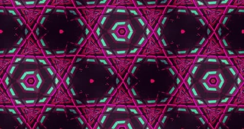 Geschlungenes Kaleidoskop Abstrakt Symmetrisch Der Geometrischen Nahtlosen Musterform