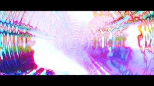 Dynamic Abstract Psychedelic Color Pattern Motion Graphic