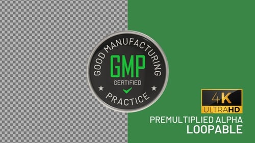 Badge de bonnes pratiques de fabrication BPF
