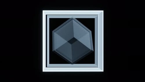 VJ Loops Abstract Background Cubic Abstraction