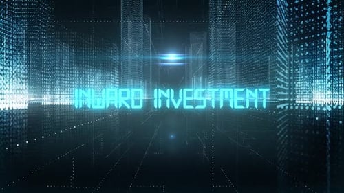 Skyscrapers Digital City Economics Word Inward Investment