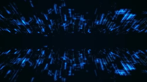 Futuristic Digital Circuit Board Technology Background Loop Animation