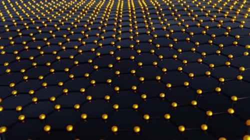 Loop Animation Of Graphene