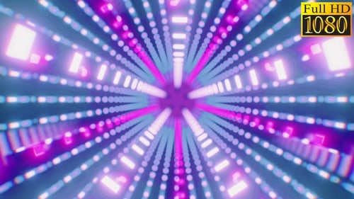 Light Tunnel Background Vj Loops V2