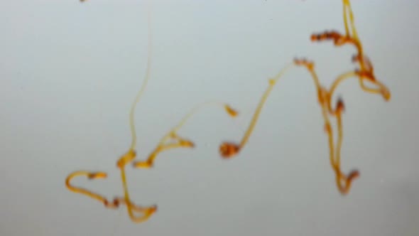 Liquid syrup falling into water with white background., Food Stock ...