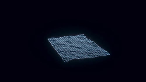 Carpet Hologram Rotating 4k