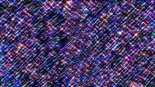 Abstract Sparkling Light Streaks Festive Motion Background