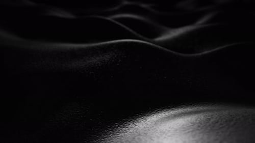Abstract Dark Fluid Waves Seamless Looping Background